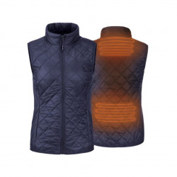 Gilet chauffant pour femmes Bleu avec Batterie Rapidpower - Sans manches